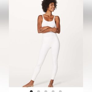 LULULEMON White Awakening Taryn Toomey Tight